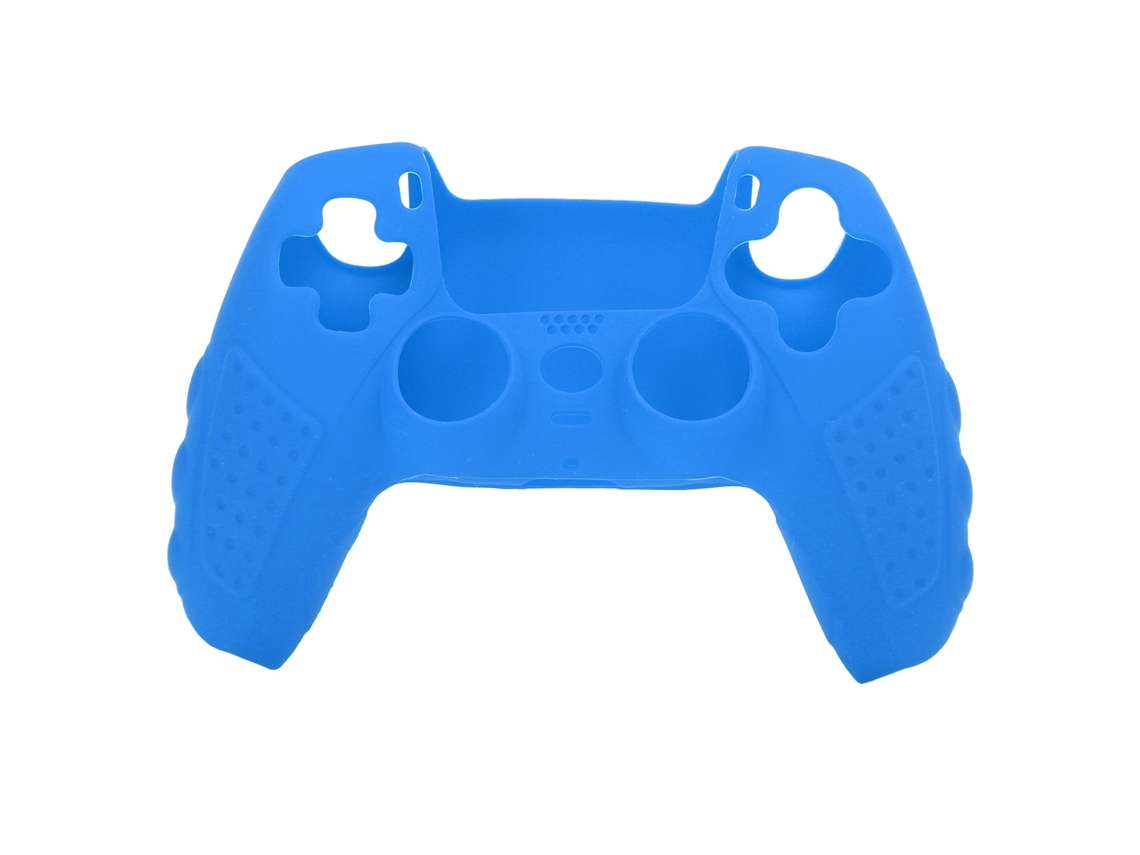 Capa De Proteção Anti-derrubada De Silicone Para Controle Ps5 Com Grip Anti-deslizante Em Azul