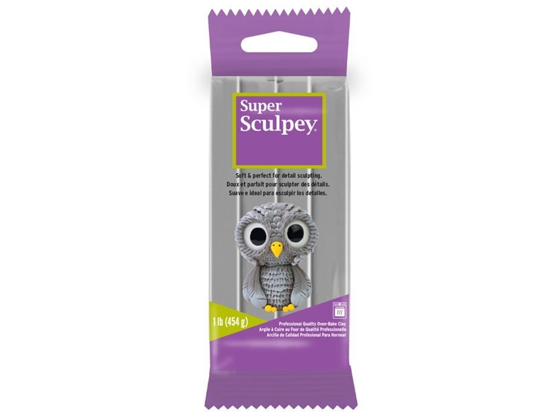 Arcilla polimérica - plastilina - fimo - cernit - sculpey - wepam - patati patata Sculpey - SS1GRAY - Super Grey 1 lb 454 g