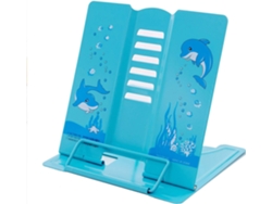 Atril metálico ajustable y multifunción para libros, ideal para leer con manos libres en la cocina y la oficina. Soporte para libros de cocina y lectura.