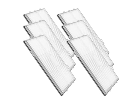 Pacote com 6 filtros a vácuo para filtros roborock xiaomi t7s t7s plus s7