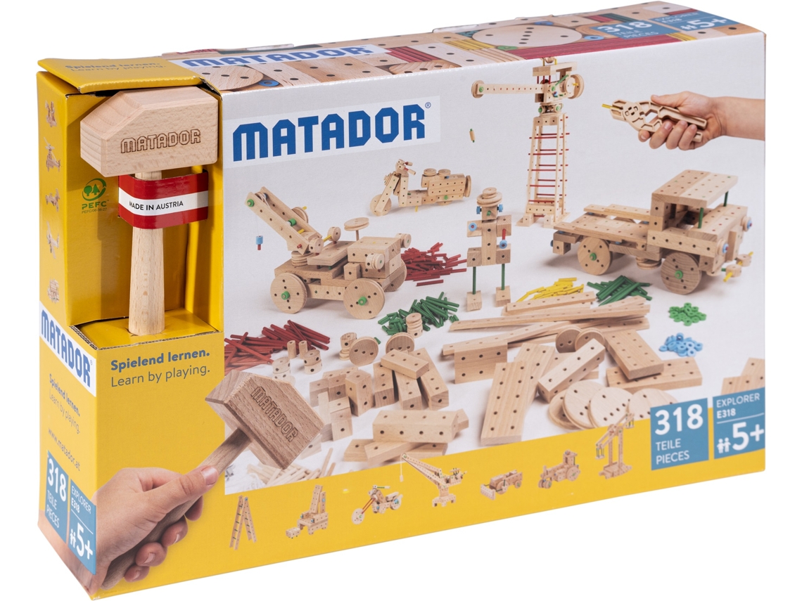 Puzzle MATADOR (Madera - Beige - 38,3 x 9,5 x 25 cm)
