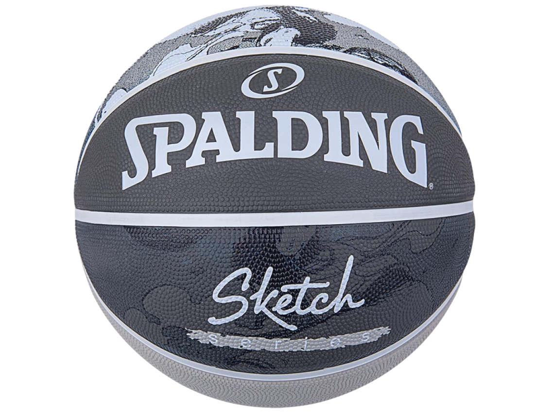 Balón de Baloncesto SPALDING (7 - Goma - Negro)