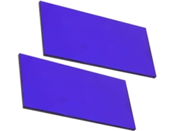 2 Placas Azul Cobalto Para Experimentos De Reacción De Color De Llama, Accesorios Compatibles