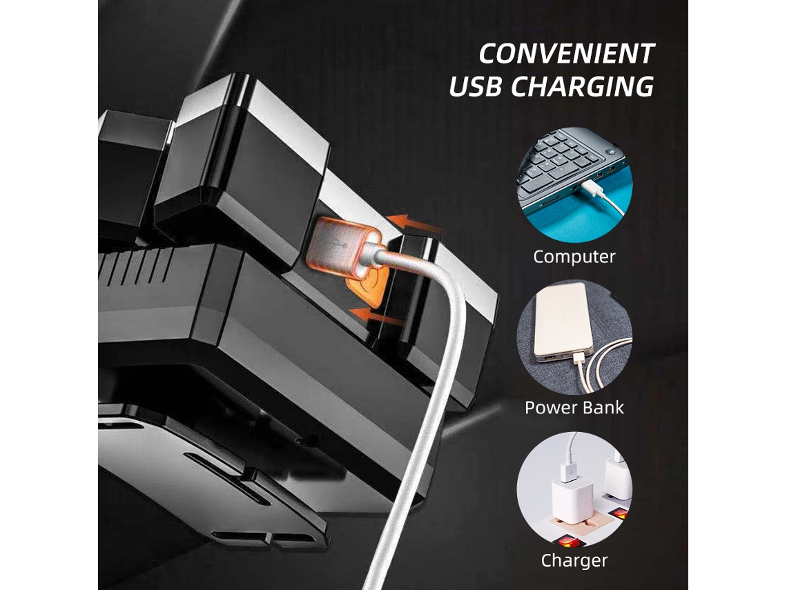 Linterna Frontal Recargable Usb Con Led Ultrabrillante, 5 Led, 4 Modos, Resistente Al Agua Para Acampar, Hacer Senderismo Y Andar En Bicicleta.