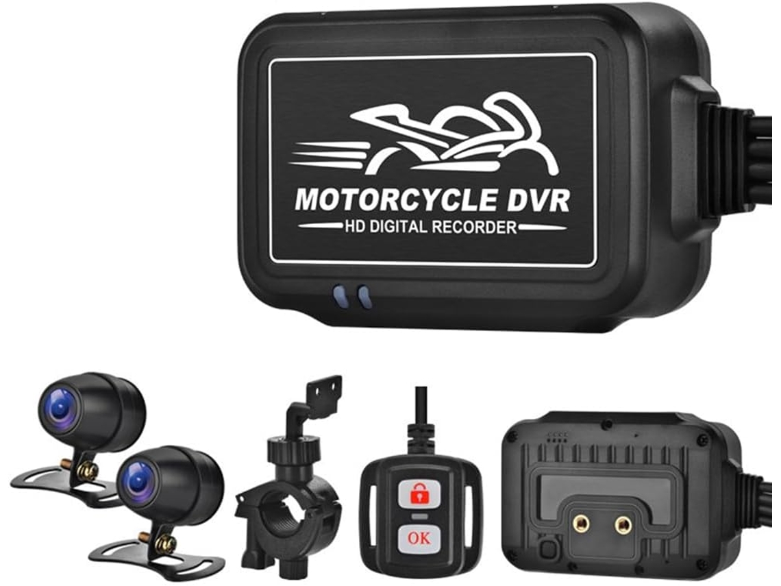 Cámara Dual Impermeable De 1080p Para Motocicleta, Ideal Para La Práctica De Motocross.