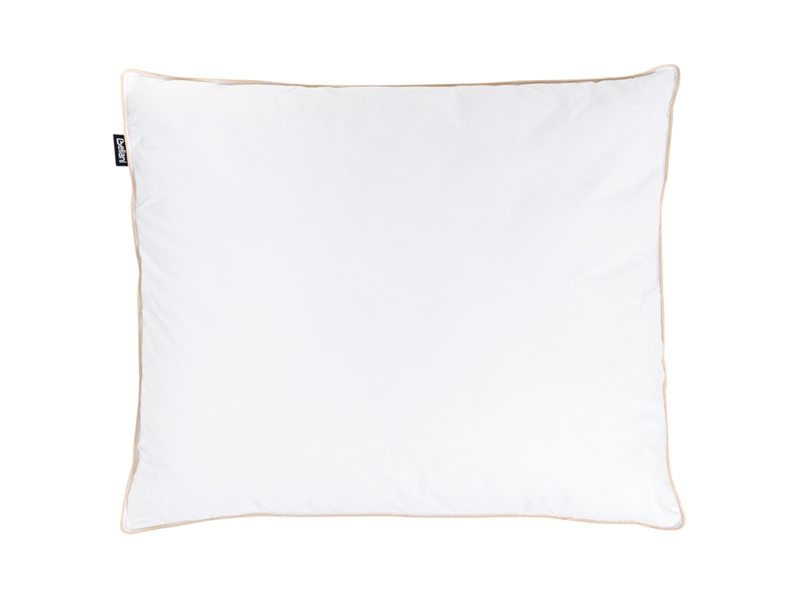 Almofada Com 3 Camadas Beliani Etna De Algodão Branco 50x60x10