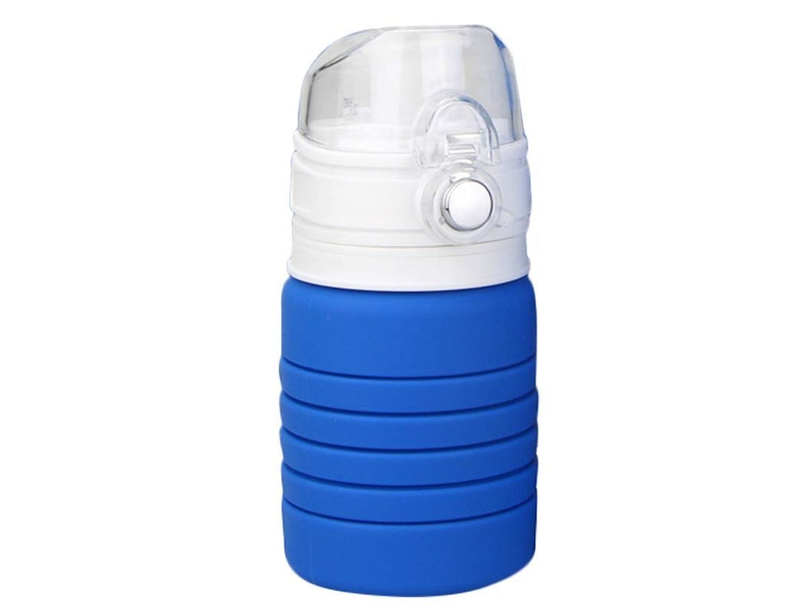 2026da-botella Deportiva Plegable Multifuncional, Tetera De Extensión Telescópica Para Agua (azul)