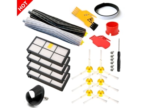 Rueda de montaje de cepillo principal lateral de filtro Hepa para iRobot Roomba 800 900 Series 980 960 890 880 870 860 accesorios para aspiradoras