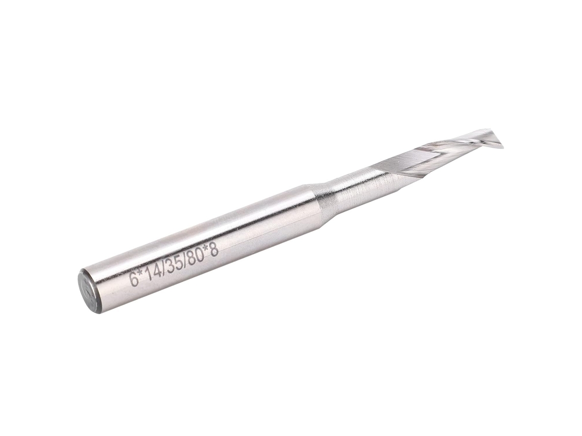 Juego 5 Fresas Vástago 8 6 14 80 Mm Fresado Fresas Vástago Acero