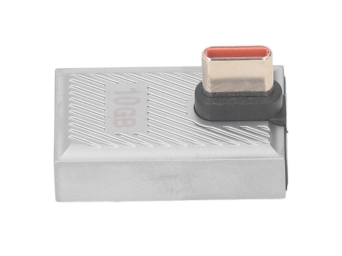 Adaptador Usb Hembra A Usb C Macho En Ángulo Recto Con Luz, 10 Gbps, 120 W, Para Teléfonos Móviles, Portátiles Y Tabletas.