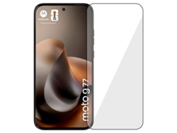 Cristal Templado Completo Negro Para Motorola Moto G77