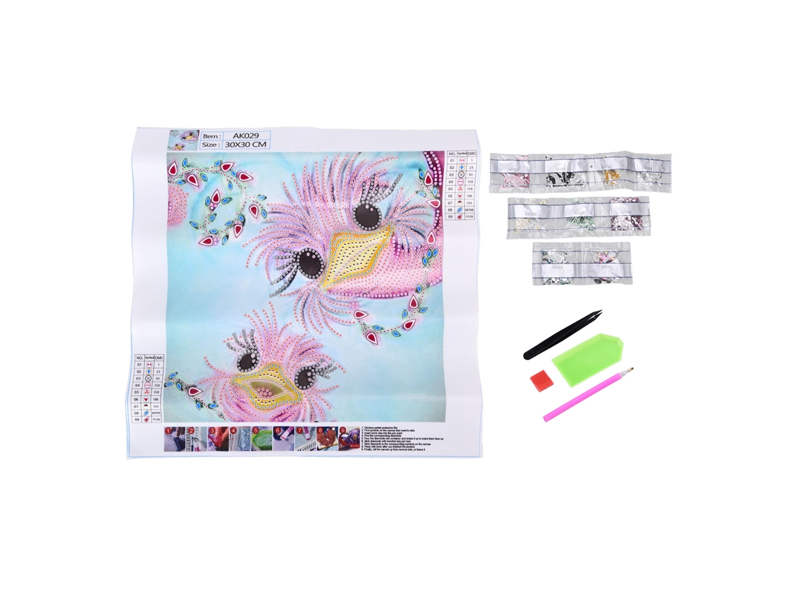 Lindo Kit De Pintura De Diamantes De Imitación 5d Con Forma De Animal, Con Herramientas, Para Decoración Del Hogar (hazlo Tú Mismo).