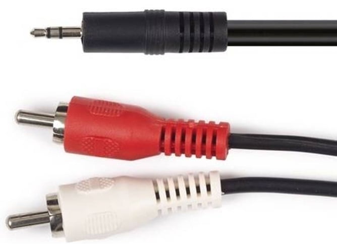 Cable Audio FONESTAR AA-727-3 (3m - Jack 3.5 - 2 RCA - Macho-Macho)