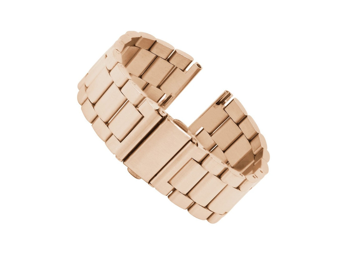 Correa De Acero Inoxidable Para Iwatch De 38 Mm, Repuesto En Oro Rosa.