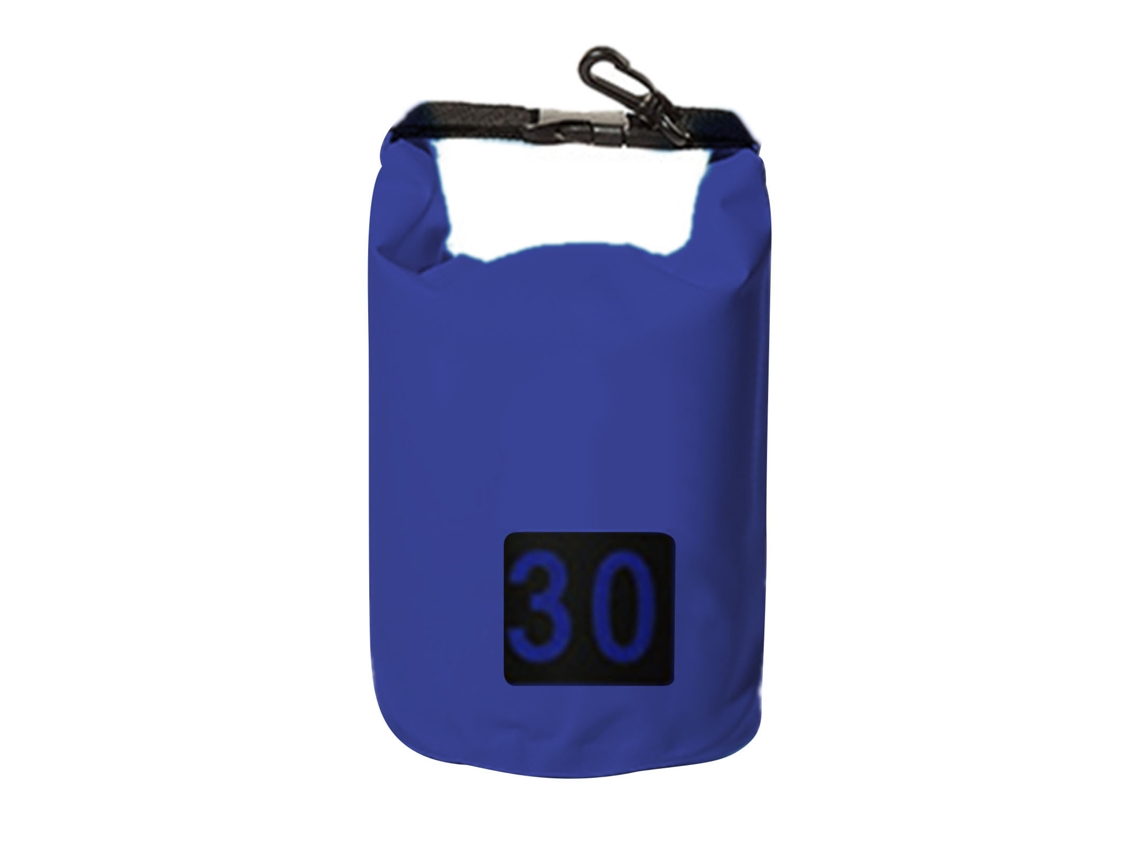 Mochila Impermeable Tipo Cubo Seco, 30 Litros, Azul Oscuro, Para Rafting, Acampada, Navegación, Kayak Y Actividades Al Aire Libre.