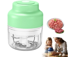 Picador Eléctrico Eifson 250ml 4 Cuchillas Acero Inox Verde