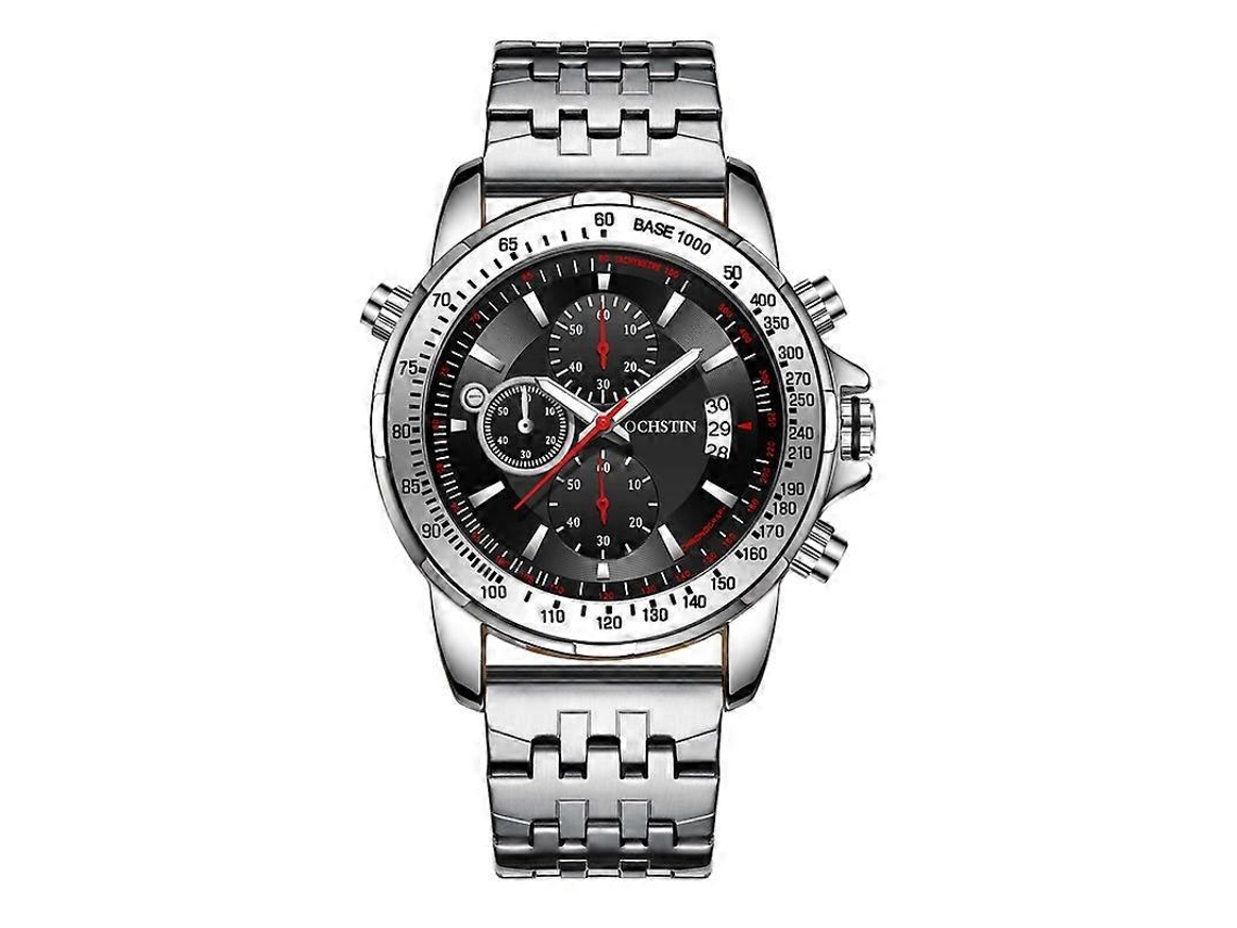 Reloj de cuarzo multifuncional Ochstin 7261 para hombre con correa de acero Hengrongshen
