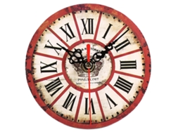 2026-reloj De Pared De Mdf Redondo Estilo Europeo Antiguo Artístico Decorativo Para Hogar Y Oficina 7