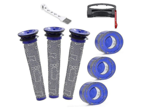 Accesorio Aspiradoras Universal Compatibilidad Filtros Prefiltros Post-filtros Clip Trigger Lock Conjunto inferior Dyson V7 V8 Absolute