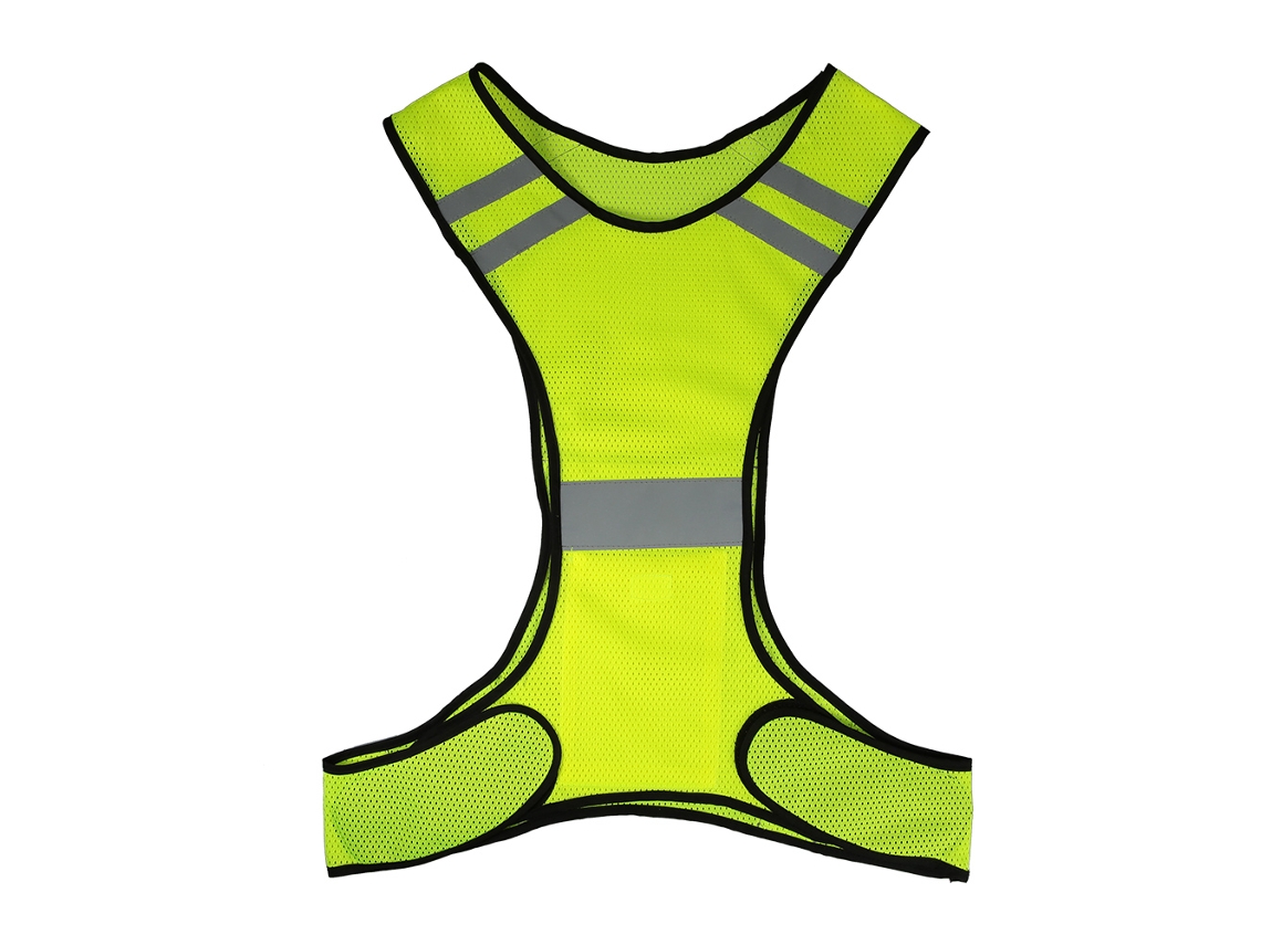 Chaleco Reflectante Ligero, Transpirable Y De Alta Visibilidad Para Correr, Montar En Bicicleta, Caminar Y Para Mayor Seguridad.