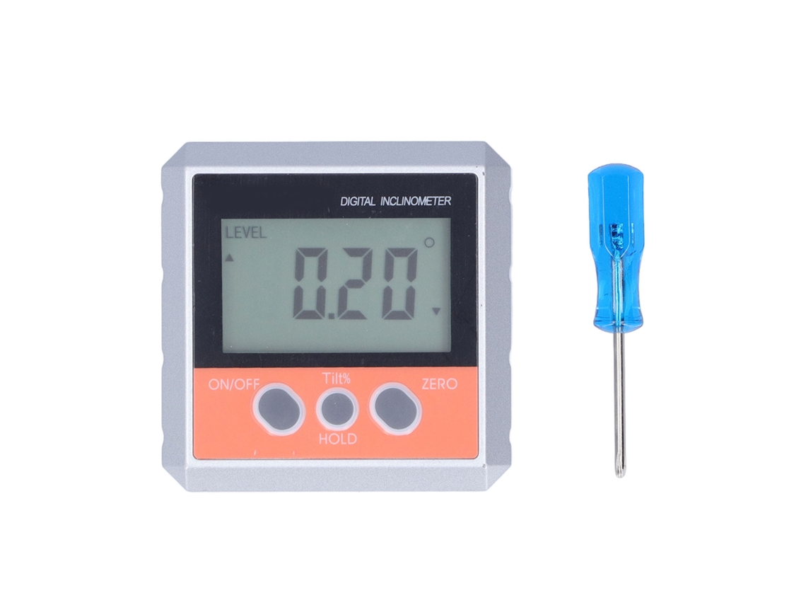 Inclinómetro Digital Magnético 4x90° Ip54, Medidor De Ángulo Impermeable, Herramienta Electrónica De Nivelación