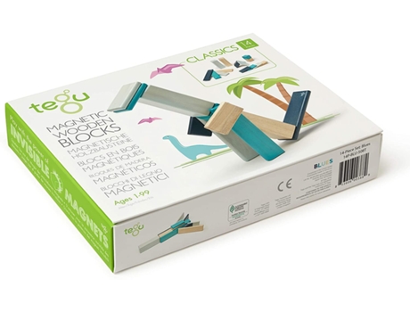 Puzzle TEGU (Madera - Azul - 26.4 x 20.3 x 4.9 cm)