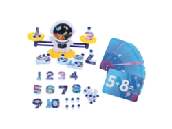 Dan26-juguete De Balanza Para Niños Juego Educativo De Matemáticas Y Peso Para Aprender Y Pensamiento Lógico Amarillo