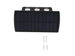 2026-lámparas De Pared Solares Ip65 Impermeables Luz Blanca Ahorro Energía Para Exterior Arriba Y Abajo Jardín