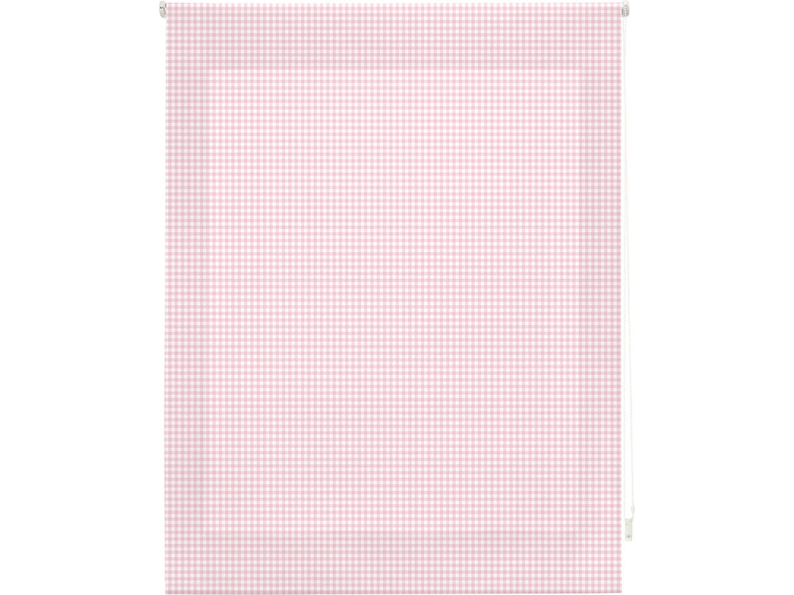 Estor Enrollable HAPPYSTOR Vichy Estampado Digital Fantasia Rosa 195x250 cm