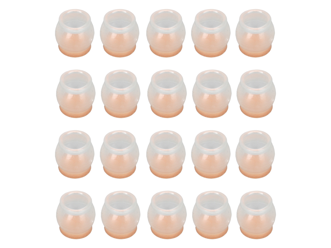 Protectores antideslizantes para patas de silla, 20 unidades.