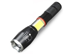 Zoom telescópico, carga magnética de alta intensidad (con batería y cargador estándar europeo) (cabezal plateado)