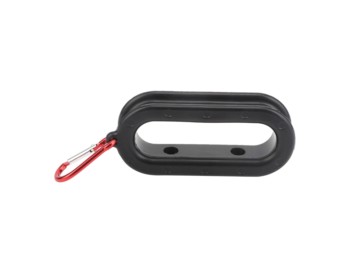 Herramienta Para Recoger Hilo De Pescar, Colgante Con Botón De Goma/aleación De Aluminio Rojo/negro.