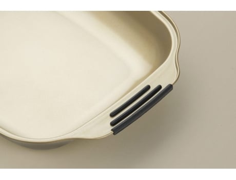 Placa de pan con recubrimiento sin estribo - Acero al carbono - Adecuado para hornos 35.5 x 30 cm Negro TRENDYFLAIR