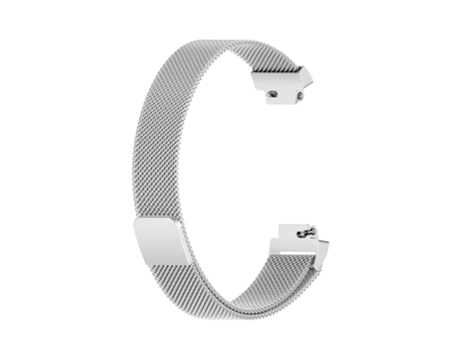 Correa de reloj inteligente para Fitbit Inspire 2 milanés, Talla: L (plateado)