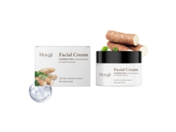 Crema hidratante facial de ñame con extracto de ñame silvestre y caracol para una piel suave.