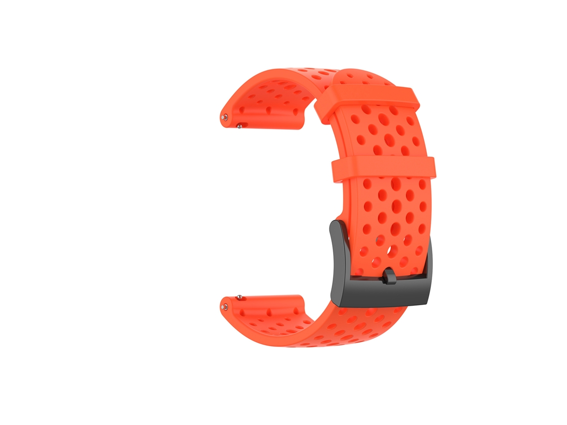 Pulseira de Silicone para Relógio Suunto 9 /d5 /spartan 24mm CZHHMART Vermelho (curta)