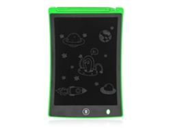 Tableta de escritura LCD portátil de 8,5 pulgadas, 15 x 0,6 x 22 cm, color verde