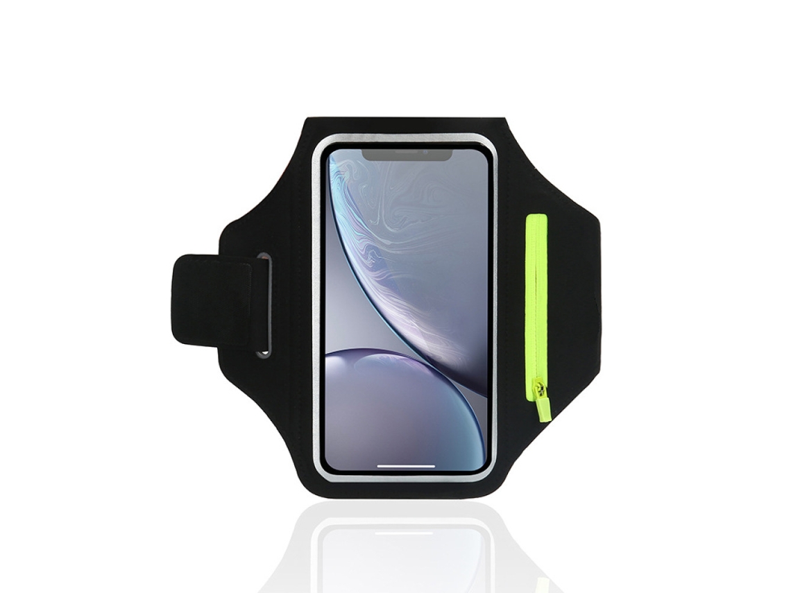 RNEMITERY Brazalete para correr, bolsillo con cremallera exclusivo y funda impermeable para iPhone 15, 14, 13, 12, 11 Pro Max, Galaxy S23, S22 Ultra, funda con 