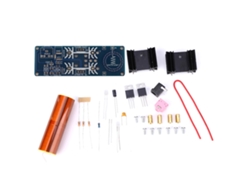 Kit De Bricolaje Mini Bobina Tesla Altavoz De Plasma Módulo Electrónico Dc15-24v 15w