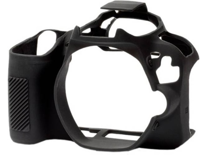 Funda silicona EASYCOVER Canon 200D/SL2 Negro
