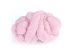 Hilo Para Bordar 55 G Rosa Suave Y Esponjoso Para Manualidades, Tinte Vivo Que No Se Decolora.