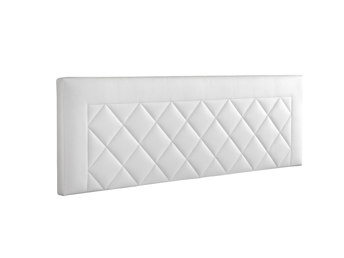 Cabecero Tapizado DOMUS para Cama 150 Polipiel Blanco ( 160 x 50 x 7 cm)
