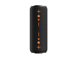 Altavoz Bluetooth 2 en 1 MDUG con iluminación RGB, ranura para tarjeta TF y entrada AUX (negro)