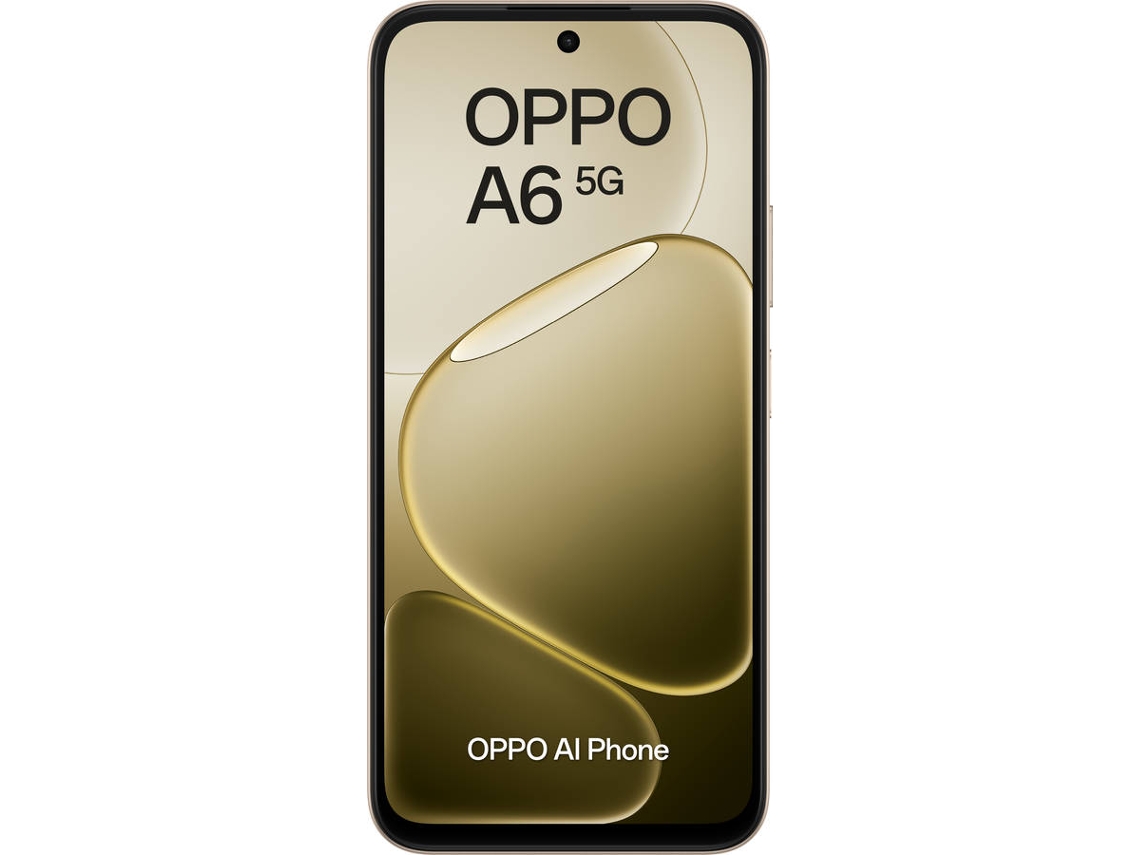 Smartphone OPPO A6 5G (6.75'' - 6 GB - 256 GB - Aurora Gold)