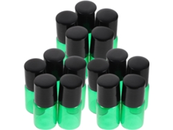 Juego De 15 Frascos De Vidrio Roll-on De Ciieeo Para Aceites Esenciales, Rellenables, A Prueba De Fugas Y