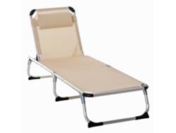 Tumbona plegable de aluminio Northio