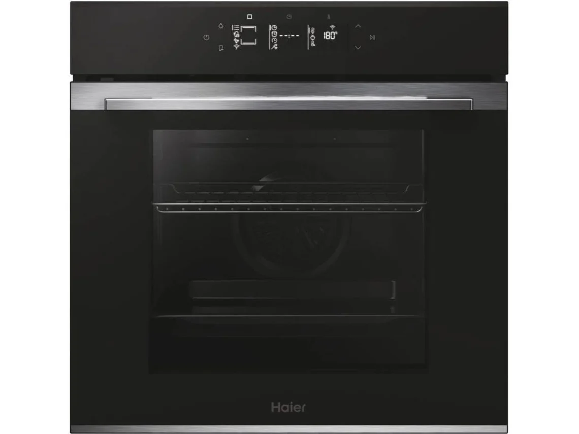 Horno HAIER H6ID25G3YTX Multifuncción (78 L - 59,5 cm - Hidro y Pirolítico - Negro)