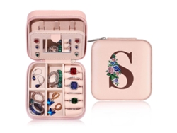 Organizador de joyería con espejo (12x12x5cm) Kofihety