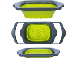 Cuchara Plegable Con Asas Para Verduras, Cesta De Drenaje De 6 Cuartos Para Fregadero