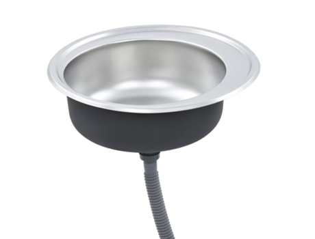 Fregadero VIDAXL con Colador y Sifón de Acero Inoxidable
